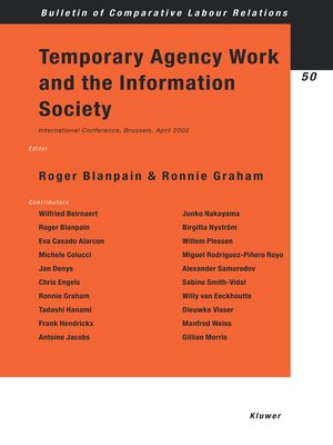 cover image of Temporary Agency Work and the Information Society